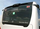 Tři kamery na zadní části autobusu Mercedes CapaCity Tři kamery na zadní části autobusu Mercedes CapaCity