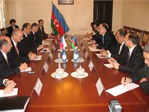 Jan Kohout v jednal v Baku s nejvymi pedstaviteli zerbjdnu (14. kvtna 2010)