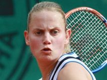 Tenistka Jelena Dokiov na turnaji v Praze