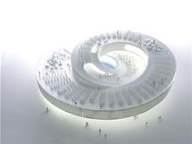 Model dnskho pavilonu pro Expo 2010 v anghaji