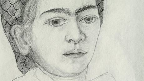 Frida Kahlo: Autoportrét 9. ervenec 1932, 1932 