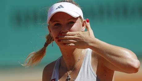 Caroline Wozniack zdrav pask divky po postupu do 2. kola Roland Garros