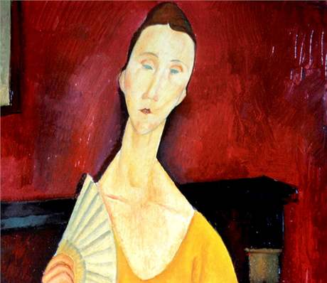 Amedeo Modigliani - La femme a l'eventail