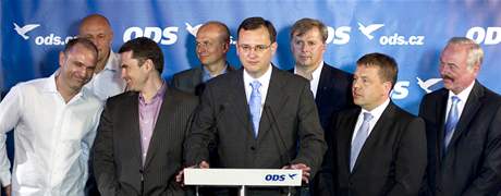 Tisková konference ODS k volebním výsledkm. (29. kvtna 2010)