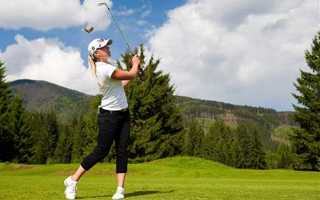 Pernilla Lindbergov, tet kolo Ladies Slovak Open 2010.