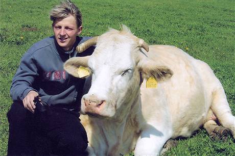 V hospdce U tpna ochutnte nejen steaky z masa  plemene Charolais.