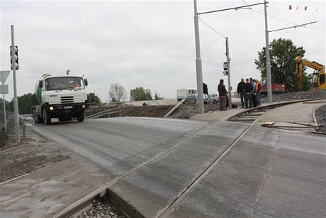 Zjednokolejnn tramvajovho mostu