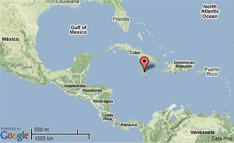 Mapa Jamajky