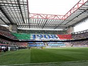 Stadion San Siro, domov fotbalist Interu Miln a AC Miln