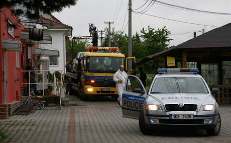 Hotel Sabadin v Podhradu u Chebu, kde mu z Nmecka zastelil své dv dti a pak spáchal sebevradu