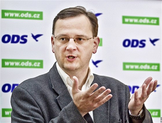 Volební lídr ODS Petr Neas. (1. ervna 2010)