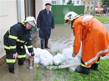 Zplavy v Milonicch na Vykovsku (2. ervna 2010).