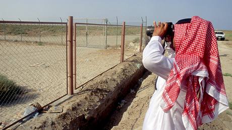 Plot na hranici Saudské Arábie s Kuvajtem.