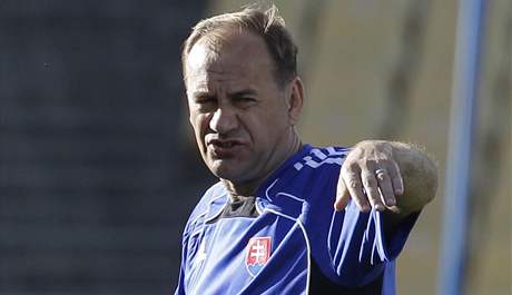 Trenér slovenské fotbalové reprezentace Vladimír Weiss