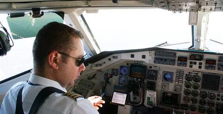 Pilot letadla na lince Brno Zadar