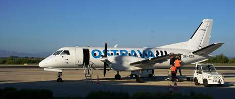 Letadlo linky Brno Zadar na letiti v Chorvatsku