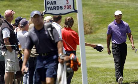 Tiger Woods, trnink na US Open 2010.