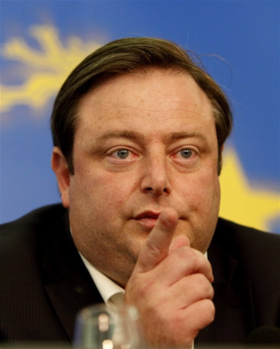 Bart De Wever, éf belgické strany Nová vlámská aliance (9. ervna 2010)