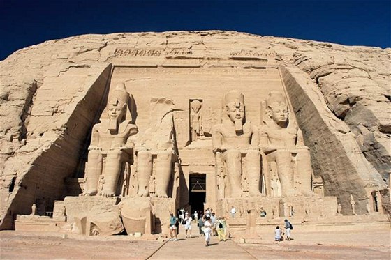 Staroegyptský chrám Abú Simbel