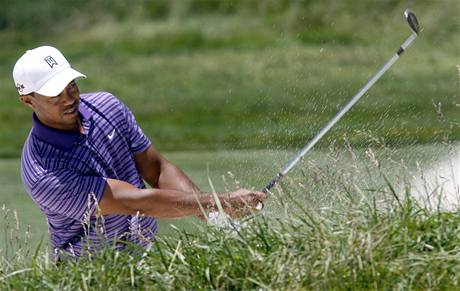 Tiger Woods, trnink na US Open 2010.
