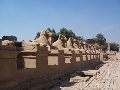 Z chrmovho komplexu v egyptskm Karnaku