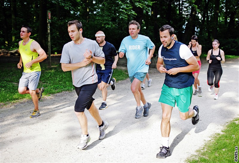 Trénink na maraton v Oboe Hvzda