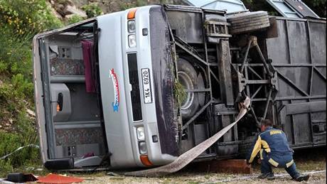 V Chorvatsku havaroval autobus s 38 echy. (19. ervna 2010)