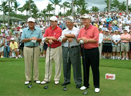 Arnold Palmer, Tom Watson, Lee Trevino a Jack Nicklaus