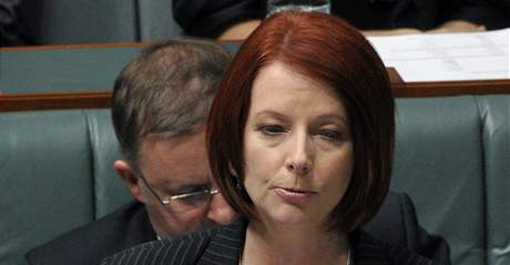 Nová australská premiérka Julia Gillardová (24. ervna 2010)