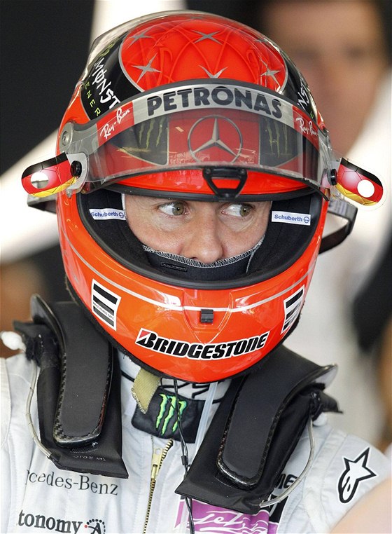Michael Schumacher (Mercedes) ve Valencii