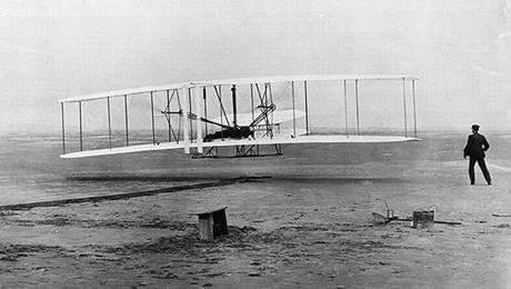 Historick snmek Wright Flyer