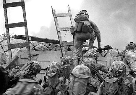 Invaze americkch jednotek v jihohorejskm Inchonu. (15. z 1950)