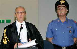 Soudce Claudio Dall' Acqua vynáí verdikt nad Macellem Dell'Utrim 