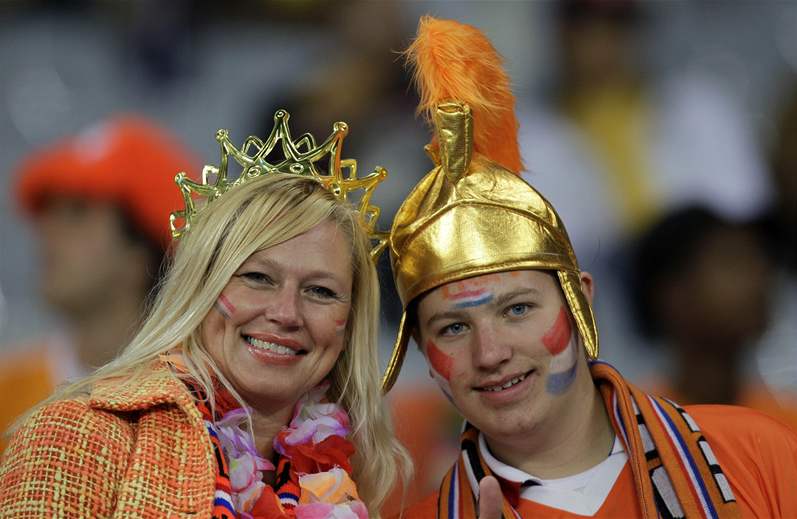 Holandtí fanouci si mistrovství uívají