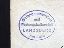 Dokumenty o uvznn Adolfa Hitlera v Landsbergu v roce 1924