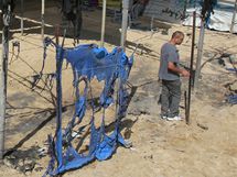 Neznm ozbrojenci zatoili na dtsk tbor OSN v Psmu Gazy (28. ervna 2010)