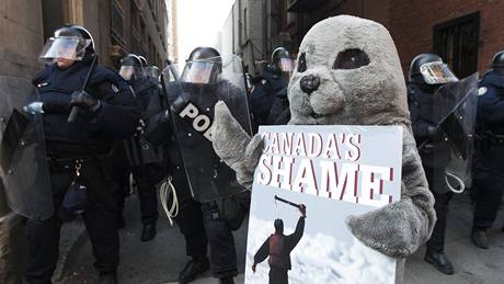 Protesty proti summitu G20 v Torontu. (26. ervna 2010)