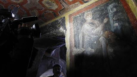 Malba apotola Petra objevená ve Vatikánu