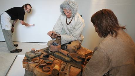 Úpravy archeologické expozice v zámeku Pohansko