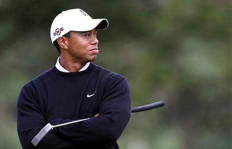 Tiger Woods bhem charitativnho turnaje JP McManus v Irsku