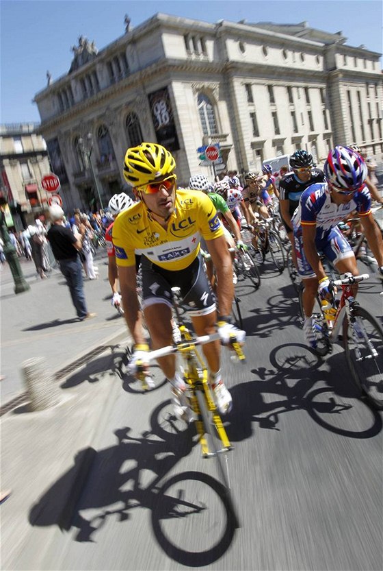 SMR MONTARGIS. Lídr Tour de France Fabian Cancellara vyrazil do 5. etapy.