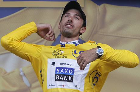 Fabian Cancellara se po prologu oblkl do lutho trikotu