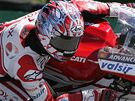 Mistrovstv svta superbik - Noriyuki Haga z Japonska na Ducati pi trninku.