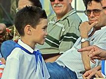 MalElin Gonzles s nkdejm prezidentem Fidelem Castrem (2001)
