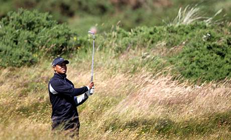 Tiger Woods, trnink na hiti St.Andrews ped British Open 2010.