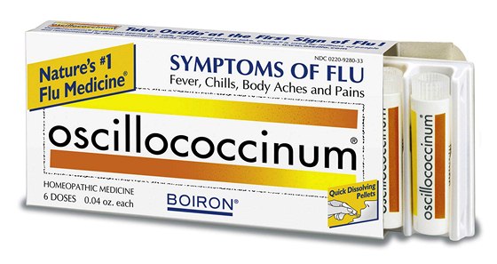 I u nás velmi dobe známé homeopatikum Oscillococcinum od firmy Boiron
