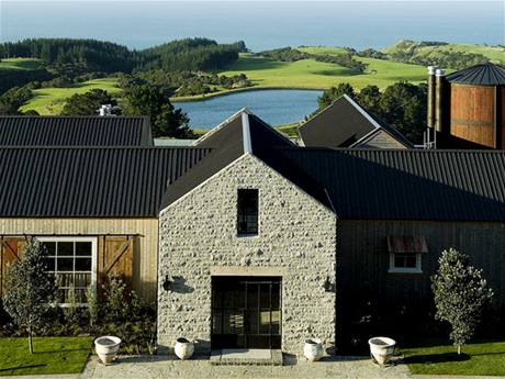 Golfov hit Cape Kidnappers na Novm Zlandu, klubovna.