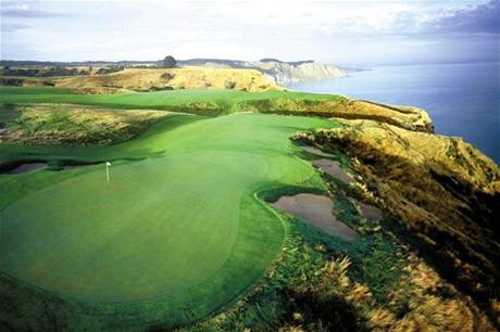 Golfov hit Cape Kidnappers na Novm Zlandu.