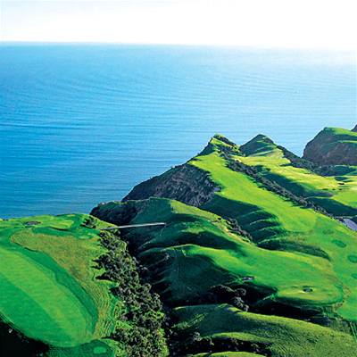 Golfov hit Cape Kidnappers na Novm Zlandu.