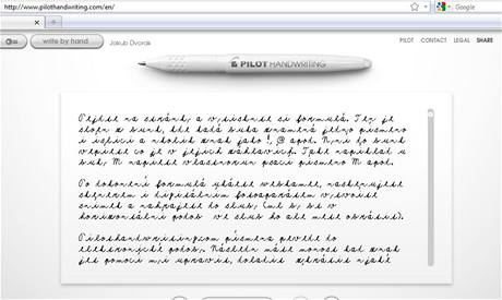 Pilothandwriting.com